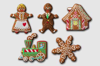 Ginger Bread Icons